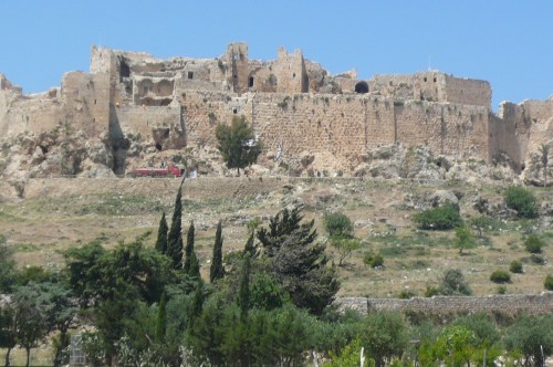 Musyaf Assassins' castle being restored by the Aga Kahn