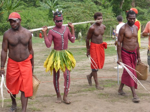This very eerie lad was whipped in the whip dance. Another ate hot coals while yet another ate a glass bottle. But mostly it was singing and dance.