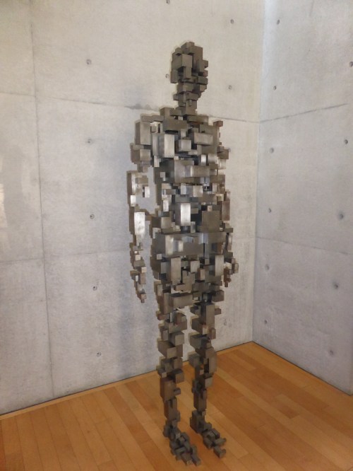 Art is scattered throughout the hotel; this chap was near the lift.