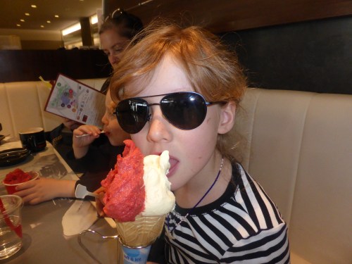 A good gelato is a good gelato anywhere in the world, any weather