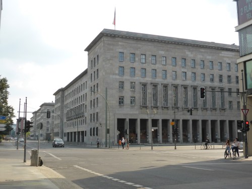 Once Goring's Luftwafee HQ, now tax is collected here and during the Cold war it was incorporated into the Wall.