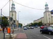 The workers strike in 1954 was by workers building the housing here at Frankfurter Tor.