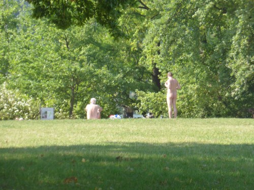 Here at the park in potsdam nude sunbathing continues. Anecdotally it is said to have grown as a protest against the rigours of the communist era.