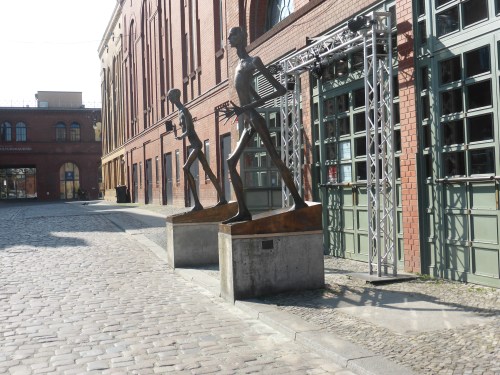 Adam and Eve in the restored brewery in Prenzlauer Berg now home to arts and education groups.